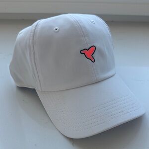 Birddogs performance white golf hat. NWOT